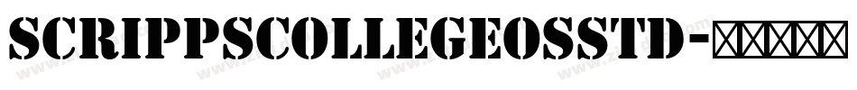 ScrippsCollegeOSStd字体转换