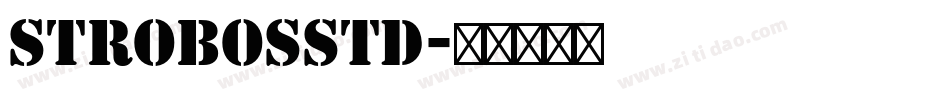 StrobosStd字体转换