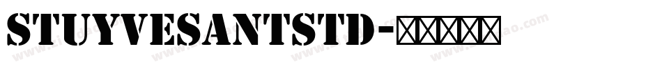 StuyvesantStd字体转换
