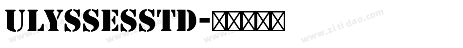 UlyssesStd字体转换