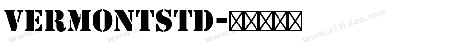 VermontStd字体转换