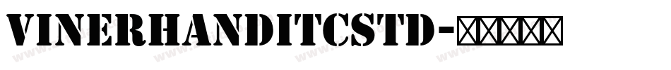 VinerHandITCStd字体转换