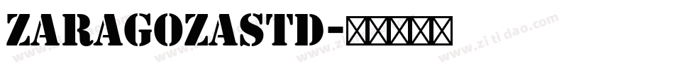 ZaragozaStd字体转换