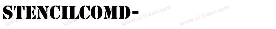 StencilComD字体转换