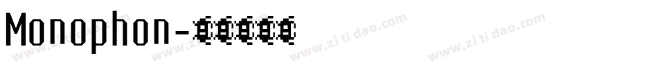 Monophon字体转换