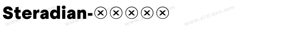 Steradian字体转换