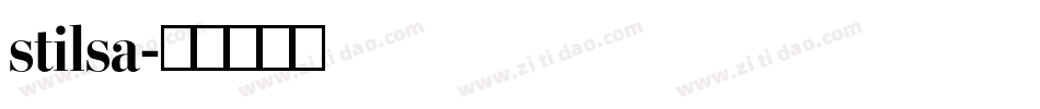 stilsa字体转换