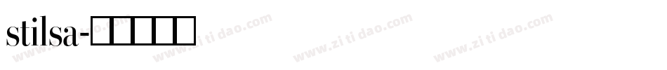stilsa字体转换