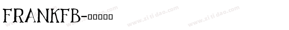 FRANKFB字体转换