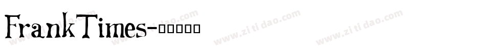 FrankTimes字体转换