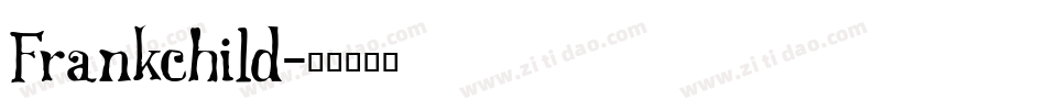 Frankchild字体转换