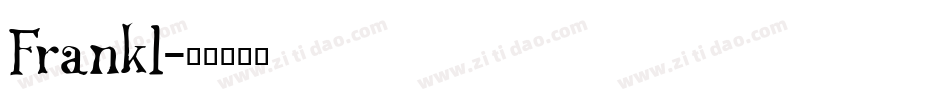 Frankl字体转换