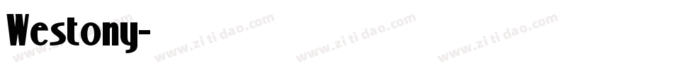 Westony字体转换