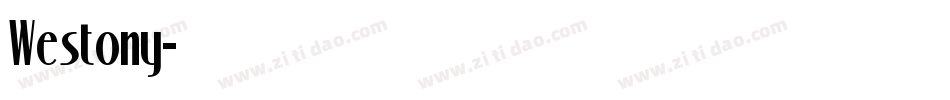 Westony字体转换