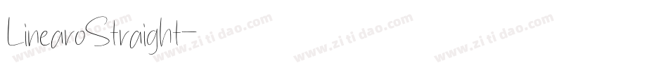 LinearoStraight字体转换