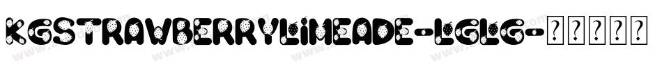 KgStrawberryLimeade-LGLg字体转换