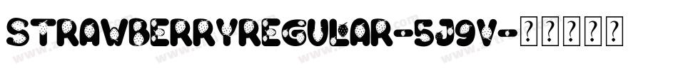 StrawberryRegular-5j9v字体转换