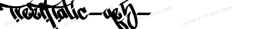 StreetItalic-qe5字体转换