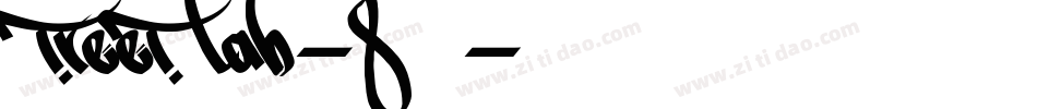 StreetSlab-8BZ字体转换