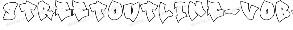 StreetOutline-VoB字体转换