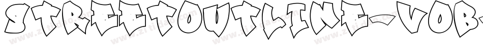 StreetOutline-VoB字体转换