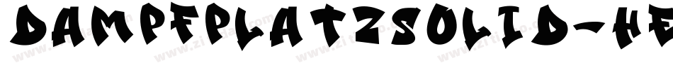 DampfplatzSolid-Heavy字体转换