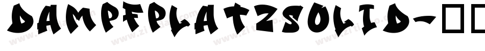 DampfplatzSolid字体转换