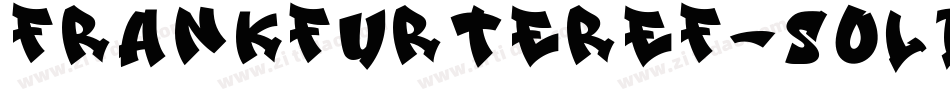 FrankfurterEF-Solid字体转换