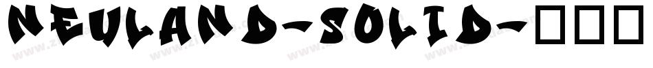 Neuland-Solid字体转换