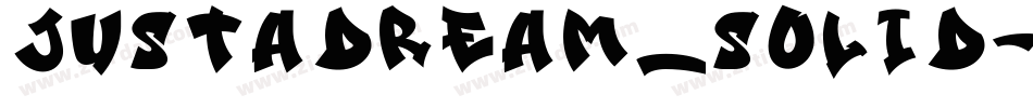 justadream_solid字体转换
