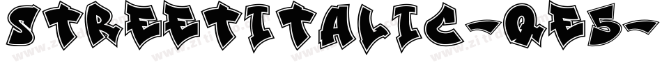 StreetItalic-qe5字体转换