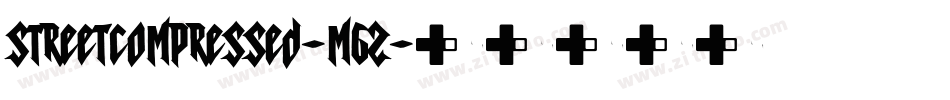 StreetCompressed-mg2字体转换