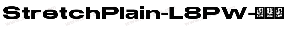 StretchPlain-L8PW字体转换