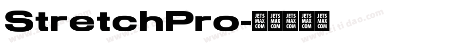 StretchPro字体转换