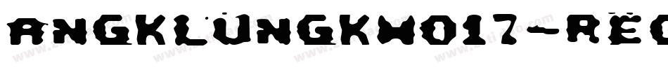 AngklungKM017-Regular字体转换