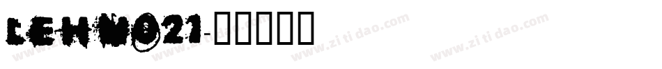 LEHN021字体转换