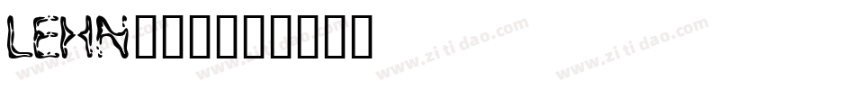 LEHN033字体转换