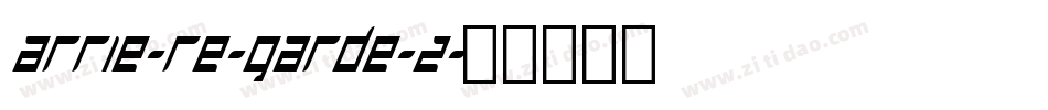 Arrie-re-Garde-2字体转换