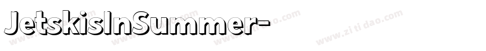 JetskisInSummer字体转换