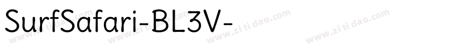 SurfSafari-BL3V字体转换