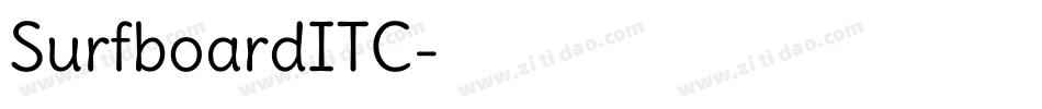 SurfboardITC字体转换