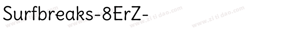 Surfbreaks-8ErZ字体转换