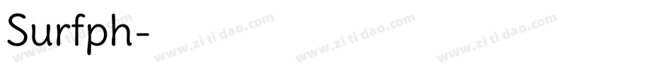 Surfph字体转换