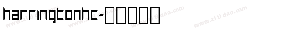 HarringtonHC字体转换