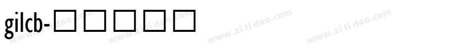 gilcb字体转换