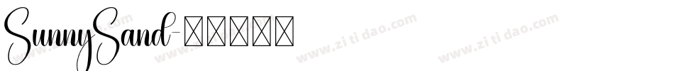 SunnySand字体转换