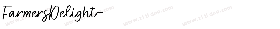 FarmersDelight字体转换