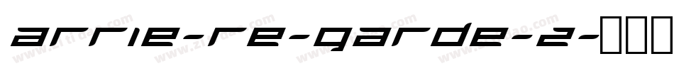 Arrie-re-Garde-2字体转换