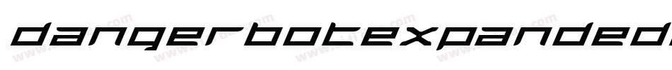 DangerbotExpandedItalicExpandedItalic-edMp字体转换