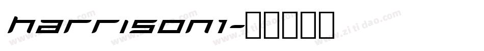 Harrison1字体转换